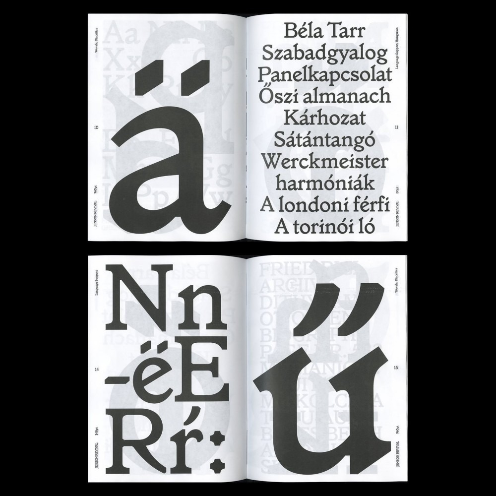 Type specimen work by Péter Tóth (Hungary) — curated on Another Graphic