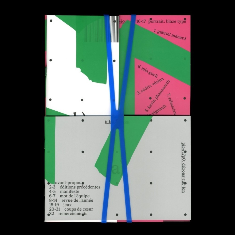 Graphic design work by Pica Magazine (France) — curated on Another Graphic